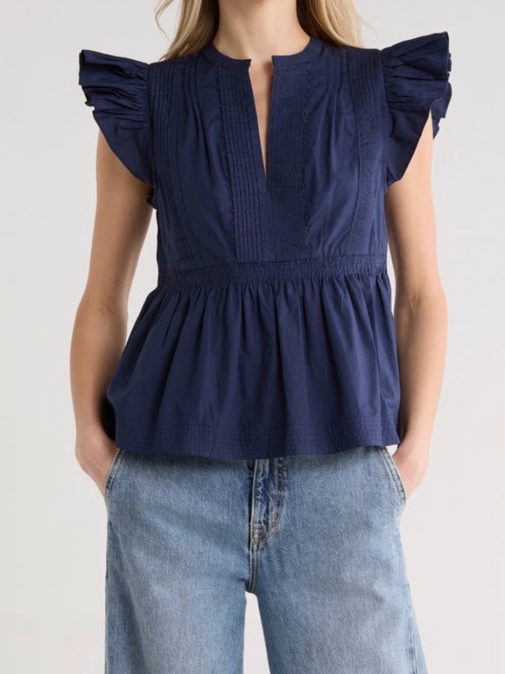 Ulla Johnson Luise flutter top